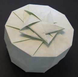 origami decagonal star box