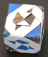 origami boxed bow tie sonobe