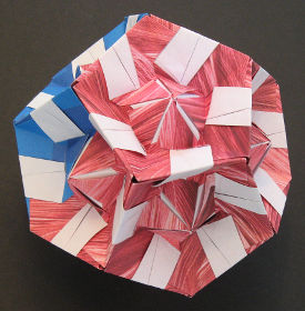 origami simple double sink dodecahedron
