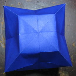 origami 3D fin star puff dish